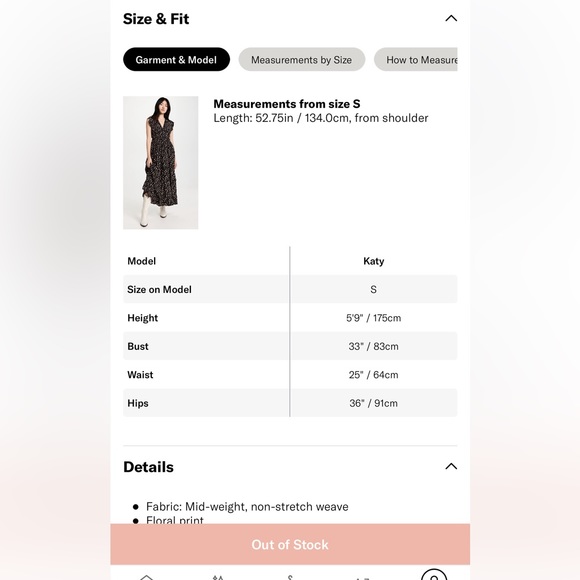 NWT! English Factory Floral Ruffle Detail Long Dress Sz XS - Picture 7 of 8